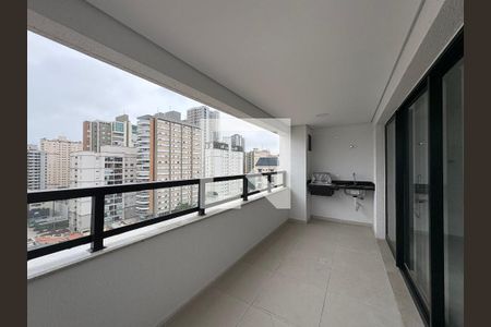 Varanda gourmet de apartamento à venda com 2 quartos, 92m² em Campestre, Santo André