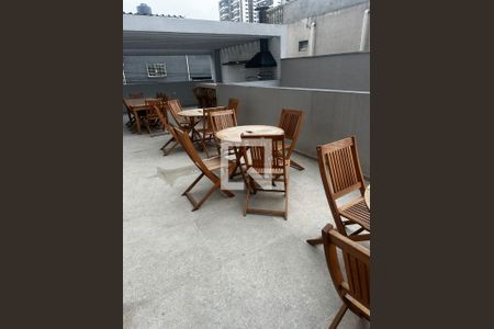 Área comum - Churrasqueira de kitnet/studio para alugar com 1 quarto, 15m² em Vila Santa Clara, São Paulo