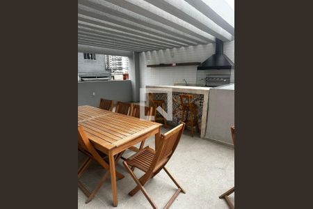 Área comum - Churrasqueira de kitnet/studio para alugar com 1 quarto, 15m² em Vila Santa Clara, São Paulo