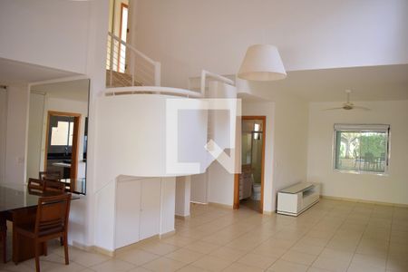 Sala de casa de condomínio para alugar com 3 quartos, 260m² em Vila do Golf, Ribeirão Preto