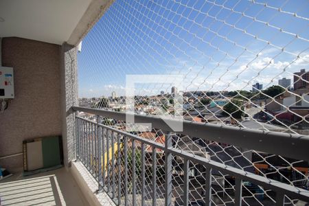 Varanda da Sala de apartamento para alugar com 2 quartos, 42m² em Vila Amélia, São Paulo