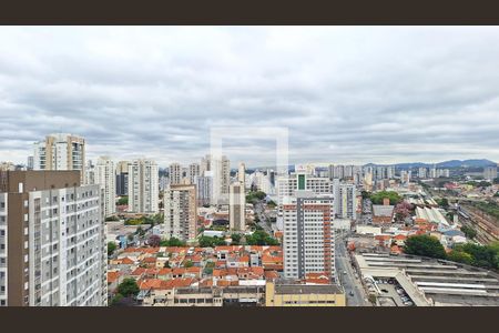Vista Varanda da Sala/Cozinha de apartamento para alugar com 1 quarto, 31m² em Água Branca, São Paulo
