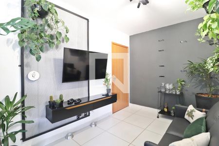 Sala de apartamento para alugar com 2 quartos, 56m² em Novo Mundo, Uberlândia