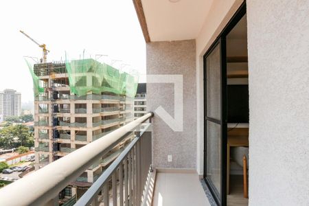 Varanda da Sala/Cozinha de apartamento à venda com 1 quarto, 29m² em Butantã, São Paulo