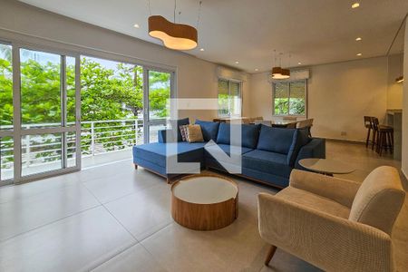 Sala de apartamento para alugar com 5 quartos, 209m² em Centro, Guarujá