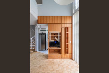 Sala de apartamento para alugar com 1 quarto, 62m² em A Industrial, Barueri