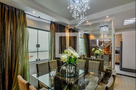 Sala de Jantar de casa à venda com 3 quartos, 400m² em Jardim Marek, Santo André
