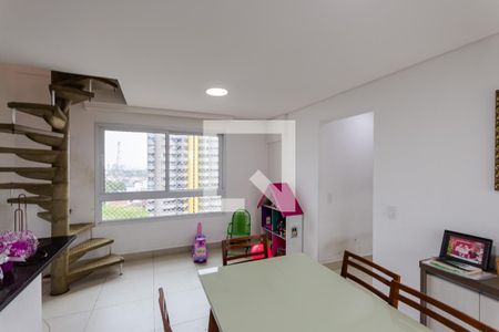 Sala de apartamento à venda com 3 quartos, 127m² em Jardim, Santo André