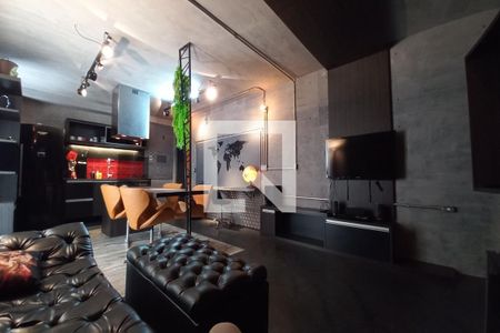 Sala de apartamento à venda com 1 quarto, 52m² em Jardim Santa Eudoxia, Campinas