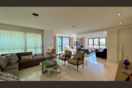 Sala de apartamento à venda com 4 quartos, 288m² em Belvedere, Belo Horizonte