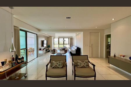 Sala de apartamento à venda com 4 quartos, 288m² em Belvedere, Belo Horizonte