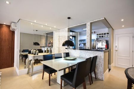 Sala de Jantar de apartamento à venda com 2 quartos, 75m² em Vila Andrade, São Paulo