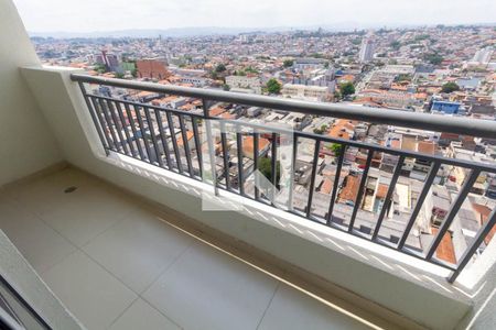 Varanda da Sala/Cozinha de apartamento à venda com 2 quartos, 42m² em Vila Ré, São Paulo