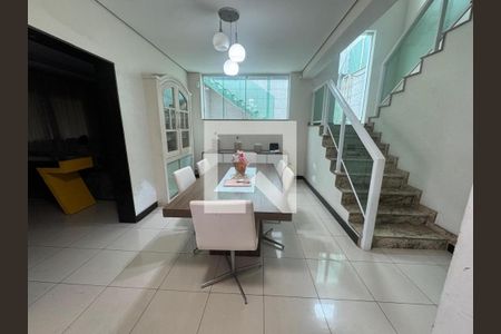 Sala de Jantar de casa à venda com 4 quartos, 360m² em Planalto, Belo Horizonte