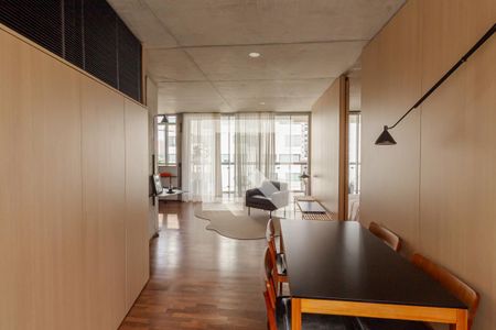 Sala de apartamento para alugar com 1 quarto, 68m² em Vila Nova Conceição, São Paulo