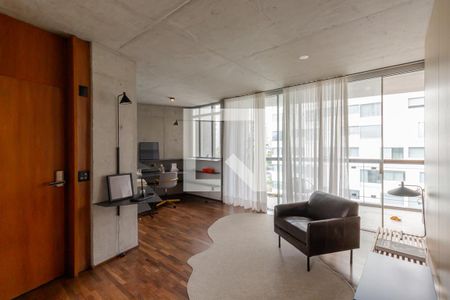 Sala de apartamento para alugar com 1 quarto, 68m² em Vila Nova Conceição, São Paulo