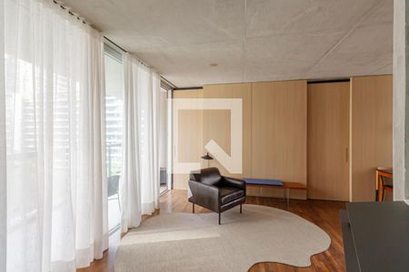 Sala de apartamento para alugar com 1 quarto, 68m² em Vila Nova Conceição, São Paulo