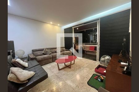 Sala de apartamento à venda com 4 quartos, 140m² em Funcionários, Belo Horizonte