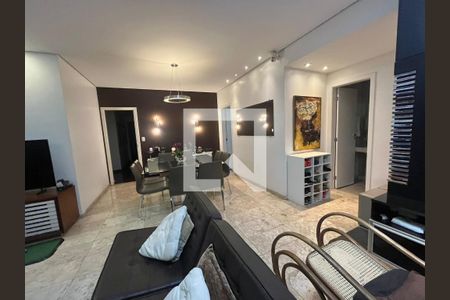 Sala de apartamento à venda com 4 quartos, 140m² em Funcionários, Belo Horizonte