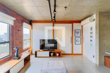 Sala de apartamento à venda com 1 quarto, 70m² em Campo Belo, São Paulo