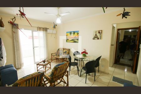 Sala de apartamento para alugar com 2 quartos, 100m² em Cidade Ocian, Praia Grande