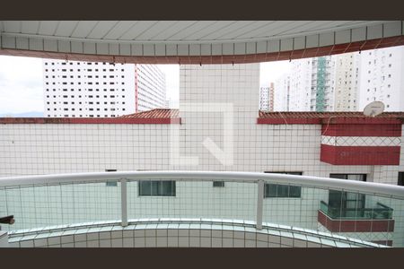 Varanda da Sala de apartamento para alugar com 2 quartos, 100m² em Cidade Ocian, Praia Grande