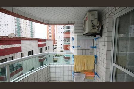 Varanda da Sala de apartamento para alugar com 2 quartos, 100m² em Cidade Ocian, Praia Grande