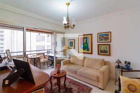 Sala de Estar de apartamento à venda com 2 quartos, 81m² em Jardim das Acacias, São Paulo