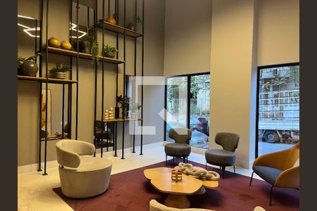 Hall de entrada de kitnet/studio para alugar com 1 quarto, 28m² em Barra Funda, São Paulo