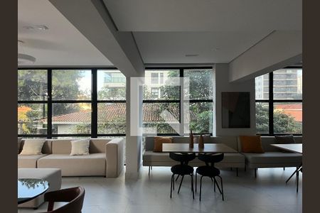 Área comum - Salão de festas de kitnet/studio para alugar com 1 quarto, 28m² em Barra Funda, São Paulo