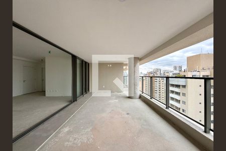 Varanda da Sala de apartamento à venda com 4 quartos, 213m² em Cidade Monções, São Paulo