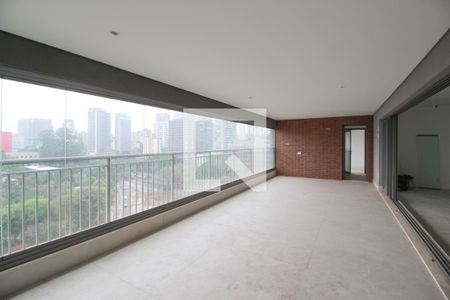 Varanda da Sala de apartamento à venda com 3 quartos, 244m² em Vila Clementino, São Paulo