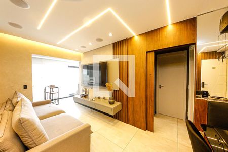 Sala de apartamento à venda com 2 quartos, 64m² em Jardim Independência (são Paulo), São Paulo