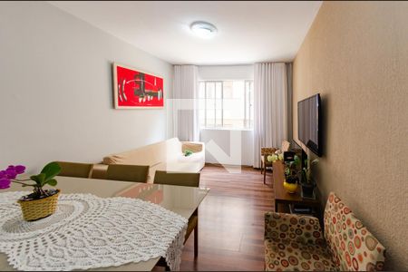 Sala de apartamento à venda com 3 quartos, 100m² em Estoril, Belo Horizonte