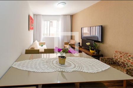 Sala de apartamento à venda com 3 quartos, 100m² em Estoril, Belo Horizonte