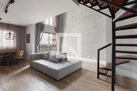 Sala de apartamento para alugar com 2 quartos, 80m² em Pinheiros, São Paulo