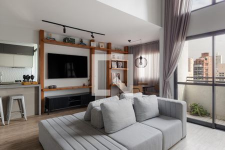 Sala de apartamento para alugar com 2 quartos, 80m² em Pinheiros, São Paulo