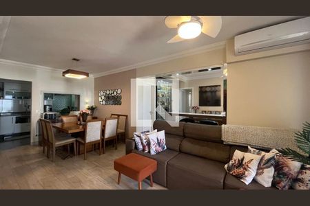 Sala de apartamento à venda com 3 quartos, 114m² em Parque das Flores, Campinas