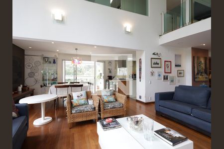 Sala de apartamento para alugar com 3 quartos, 210m² em Jardim Fonte do Morumbi, São Paulo