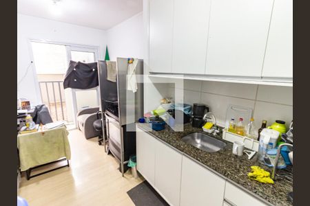 Sala/Cozinha de apartamento à venda com 1 quarto, 28m² em Mooca, São Paulo