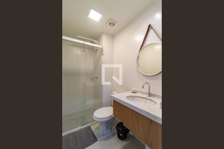 Banheiro de kitnet/studio à venda com 1 quarto, 26m² em Barra Funda, São Paulo