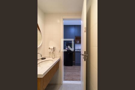 Banheiro de kitnet/studio à venda com 1 quarto, 26m² em Barra Funda, São Paulo