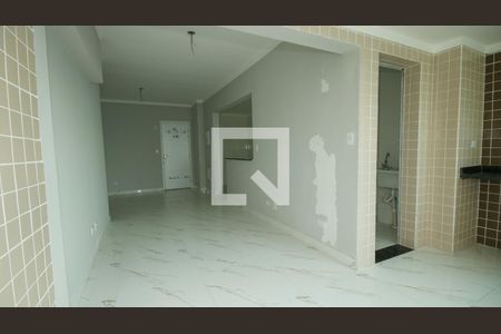 Sala de apartamento para alugar com 2 quartos, 77m² em Nova Mirim, Praia Grande