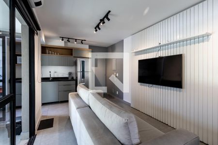 Sala de apartamento para alugar com 1 quarto, 45m² em Pompeia, São Paulo