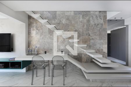 Sala de apartamento para alugar com 1 quarto, 125m² em Vila Olímpia, São Paulo