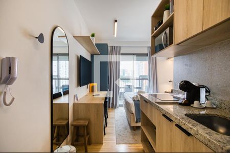 Studio de apartamento para alugar com 1 quarto, 23m² em Indianópolis, São Paulo