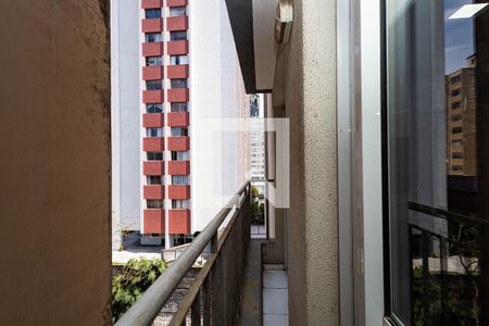 Sacada da Sala de apartamento para alugar com 1 quarto, 45m² em Bela Vista, São Paulo