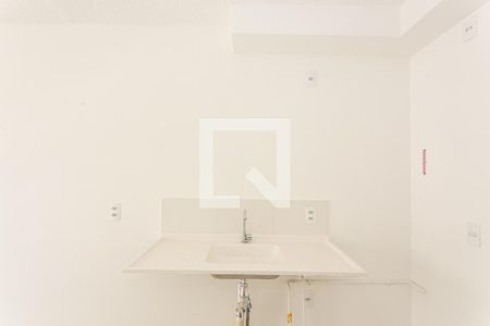 Cozinha de apartamento para alugar com 1 quarto, 28m² em Guaiauna, São Paulo