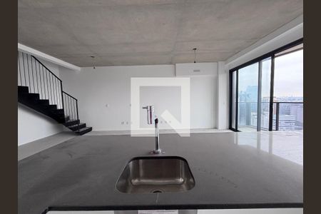 Sala/Cozinha de apartamento à venda com 1 quarto, 154m² em Vila Olímpia, São Paulo