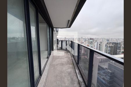 Varanda Studio de apartamento à venda com 1 quarto, 61m² em Vila Olímpia, São Paulo